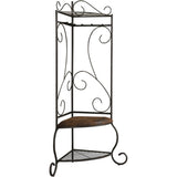 Corner Metal Hall Tree Entryway Coat Rack Upholstered Storage Bench Shoe Rack