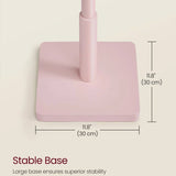 Modern Solid Wood Coat Rack Entryway Hall Tree Hat Stand in Pink