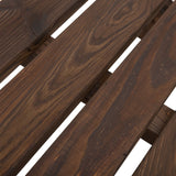 FarmHome Rustic Fir Wood Wheel Outdoor Garden Bench