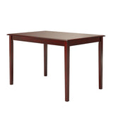 Farmhouse 32 x 48 inch Dining Table in Antique Berry Cherry Wood Finish