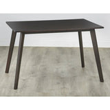 47 x 29-inch Mid-Century Modern Dining Table in Espresso Wood Finish