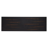 Classic 36 x 60 inch Farmhouse Dining Table in Antique Black Wood Finish