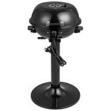 Black Double Layer Portable Electric 1600 Watt BBQ Grill