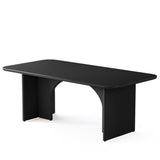 Modern Extra Large Executive Home Office Computer Desk in Black