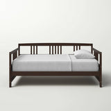 Full size Daybed in Dark Brown Wood Finish