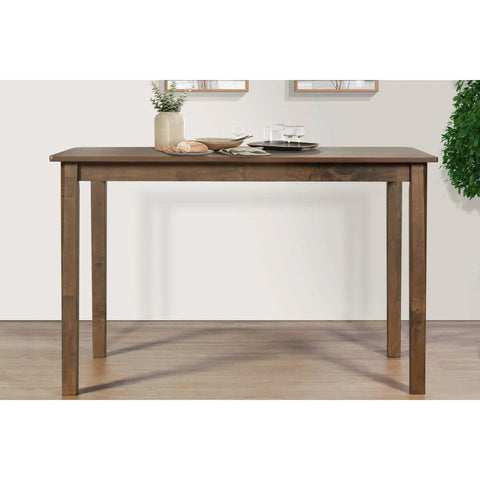 Rectangular 47 x 29 inch Dining Table in Brown Wood Finish njmkuuuuut56