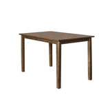 Rectangular 47 x 29 inch Dining Table in Brown Wood Finish njmkuuuuut56