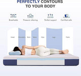 Full Size 6-Inch Gel Infused Medium Firm Memory Foam Mattress