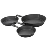 3-Piece Cast Iron Cookware Set with 8-inch 6-inch and 10-inch Skillet Frying Pan