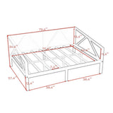 Full size Daybed in Grey Wood Finish