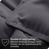 Queen Size All Season Super Soft Down Alternative Comforter Set Grey