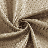 72"W x 78"H Beige Waffle Textured 3 in 1 Shower Curtain Set
