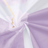 72"W x 72"H Abstract Lavender Geometric Polyester Shower Curtain
