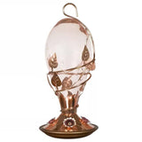 Copper and Glass Hummingbird Feeder - 32 Fl. oz. Nectar Capacity