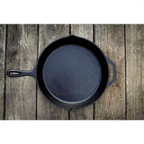 12-inch Cast Iron Skillet Frying Pan with Pour Spout - Made in the USA