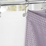 72"W x 72"H Lavender Waffle Textured Shower Curtain Set with Liner
