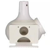 Round White Plastic Birdhouse for Purple Martins Tree Swallows and Bluebirds
