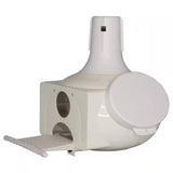 Round White Plastic Birdhouse for Purple Martins Tree Swallows and Bluebirds
