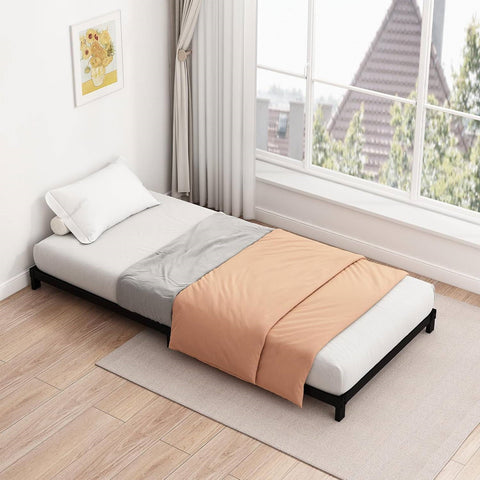 Twin size 5-inch Heavy Duty Metal Bed Frame with 3,000 lb. Weight Capacity