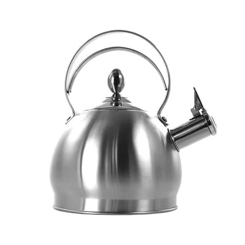 3 Quart Stainless Steel Whistling Teapot Kettle with Flip Spout and Lid