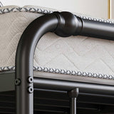 Twin XL Industrial Vintage Heavy Duty Steel Slat Bed Frame