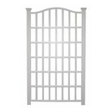 Large 8-Ft x 4.5-Ft Outdoor White Vinyl Garden Trellis Privacy Screen