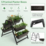 3 Tier Patio Raised Garden Bed Planter Boxes Herbs Flowers Vegetables