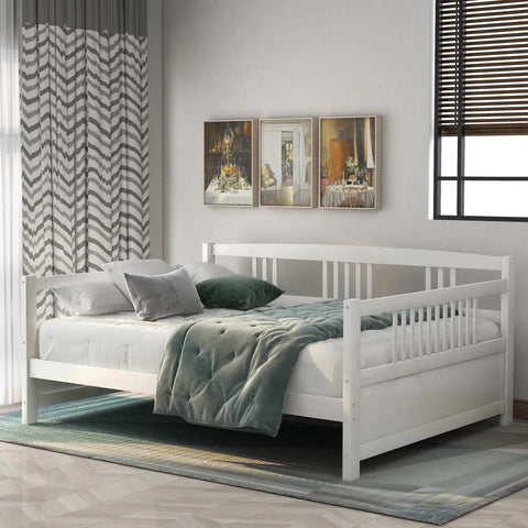 Full size Daybed in White Wood Finish