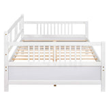 Full size Daybed in White Wood Finish