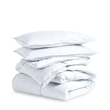 Twin/Twin XL size Super Soft Microfiber Down Alternative Comforter Set White