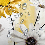 72"W x 78"H Yellow  Vibrant Floral Butterfly Polyester Shower Curtain