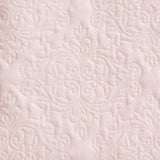 King Size 100-Percent Cotton 3-Piece Quilt Bedspread Set in Blush Pink