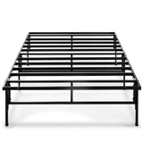 Twin XL Sturdy Metal Platform Bed Frame in Black