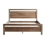 Queen Size FarmHouse Traditional Rustic Pine Platform Bed