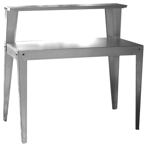 24 x 44 inch Galvanized Steel Top Utility Table Workbench Potting Bench
