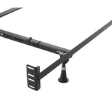 California King Steel Metal Bed Frame with Headboard and Footboard Brackets