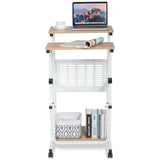 Multifunction Adjustable Height Mobile Stand-Up Computer Desk Work Station