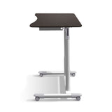 Espresso Adjustable Height Sitting or Standing Desk Stand Up Computer Table