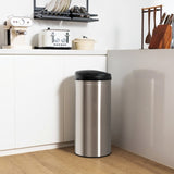8-Gallon Stainless Steel Motion Sensor Trash Can Kitchen Home Office Waste Bin