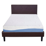 Full size 10-inch Memory Foam Mattress with Gel Infused Comforter Layer