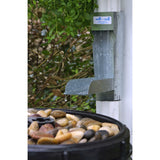 Grey 60-Gallon Re-purposed Rain Barrel with Lid in HDPE Food Grade Plastic