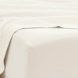 Twin Ivory Beige 4-Piece Soft Wrinkle Resistant Microfiber/Polyester Sheet Set