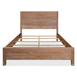 FarmHome Rustic Solid Pine Platform Bed in King Size