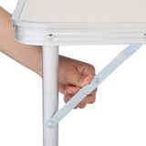 Multipurpose Indoor/Outdoor Lightweight Folding Table with Carry Handle