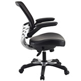 Modern Black Mesh Back Ergonomic Office Chair  with Flip-up Arms