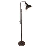 65-inch Tall Floor Lamp Task Light in Distressed Metal Finish