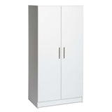 White Storage Cabinet Utility Garage Home Office Kitchen Bedroom