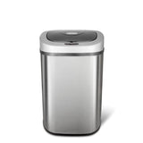 Stainless Steel 21-Gallon Kitchen Trash Can with Motion Sensor Lid