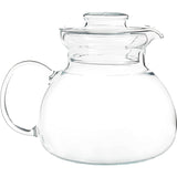 1.5 Quart Stovetop Clear Glass Teapot Kettle with Lid - Microwave Safe
