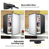 Modern Compact 3 cu ft. Space Saving Portable Mini Freezer Home Kitchen Dorm